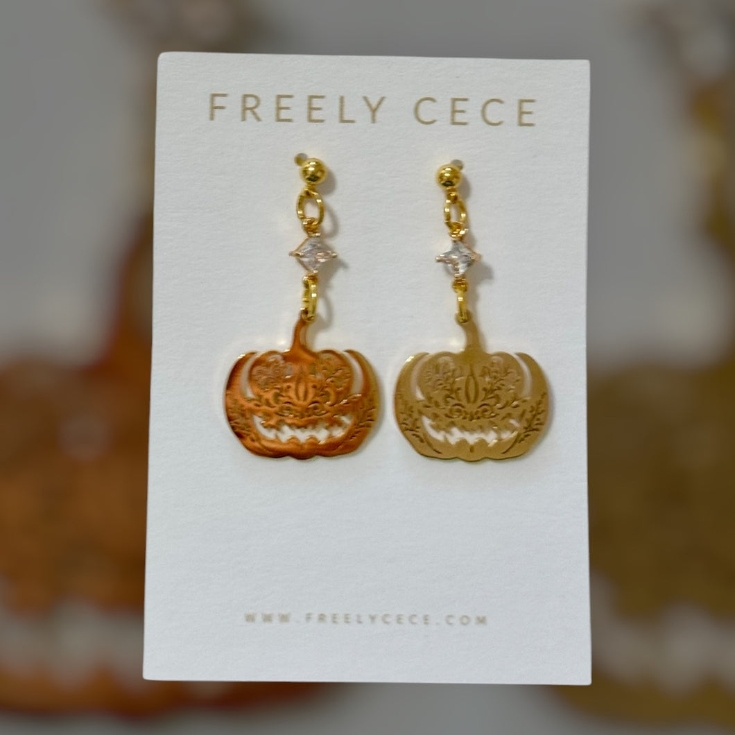 Pumpkin Earrings