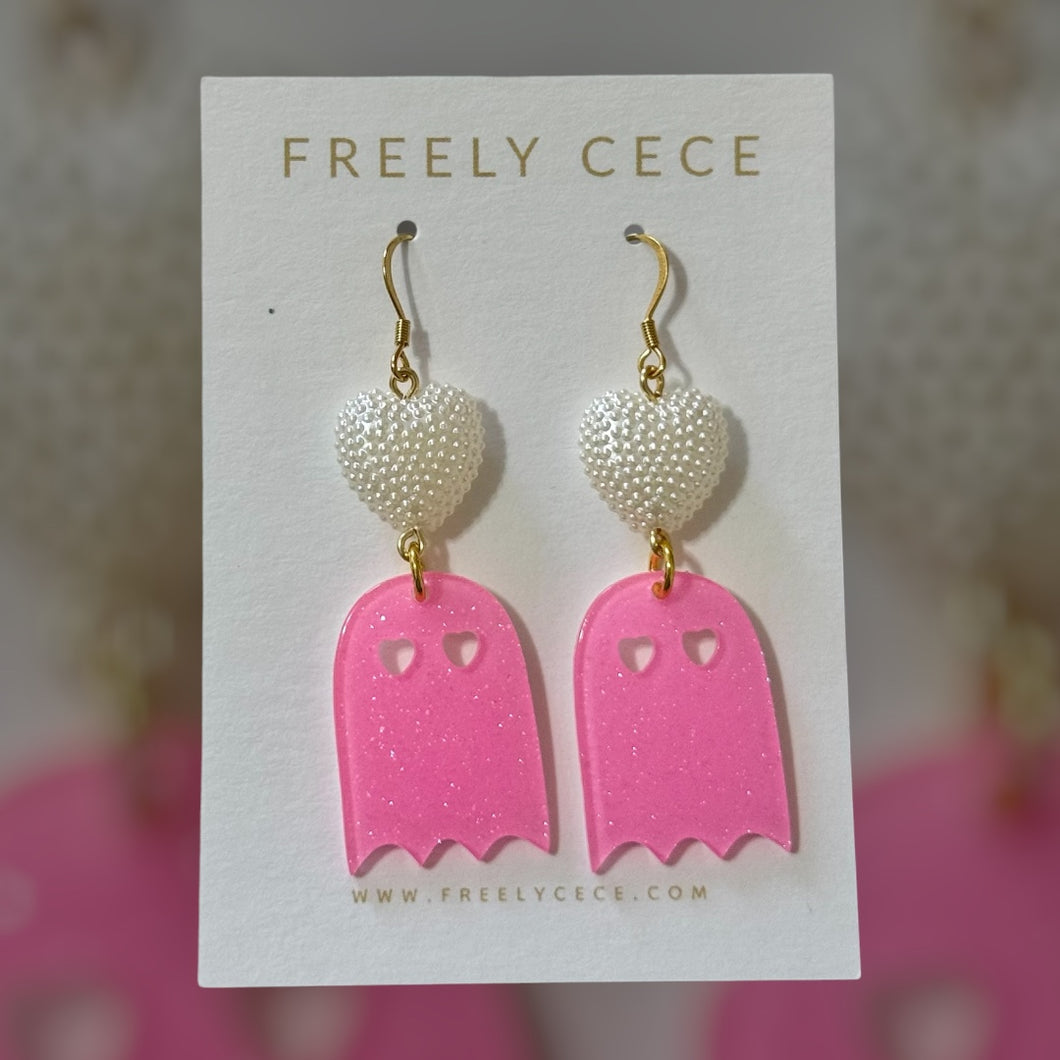 Heart Ghostie Earrings