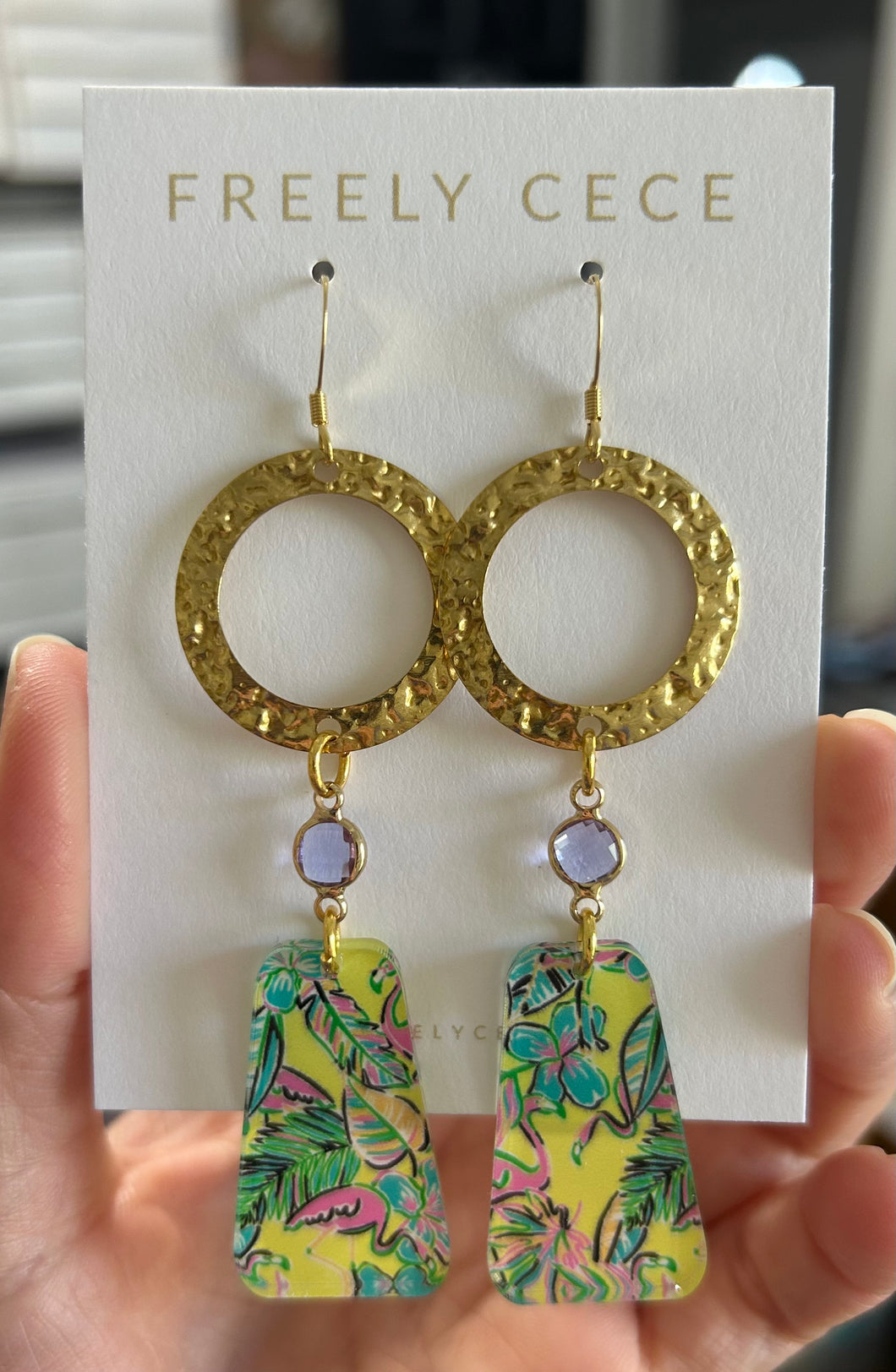 Flamingo Fun Dangle Earrings