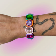 Load image into Gallery viewer, Multicolor Jewel Stretch Bracelet
