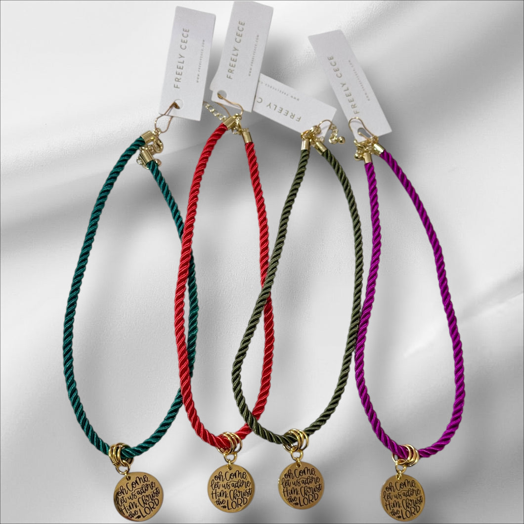 O Come Cord Necklace