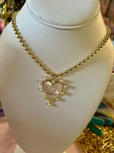Load image into Gallery viewer, Beaded Heart Necklace Set
