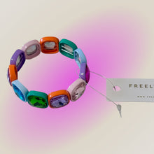 Load image into Gallery viewer, Multicolor Jewel Stretch Bracelet
