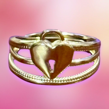 Load image into Gallery viewer, Adjustable Heart Ring
