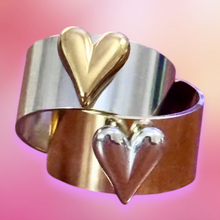 Load image into Gallery viewer, Adjustable Heart Ring
