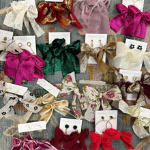 Load image into Gallery viewer, Mystery Ribbon Bow Earrings
