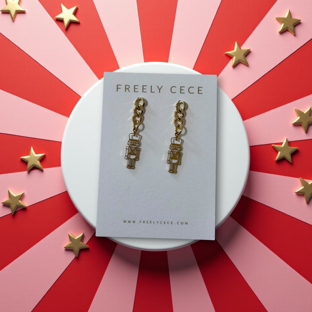 Chain Nutcracker Earrings