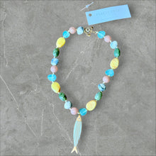 Load image into Gallery viewer, Green &amp; Yellow Beaded Necklace
