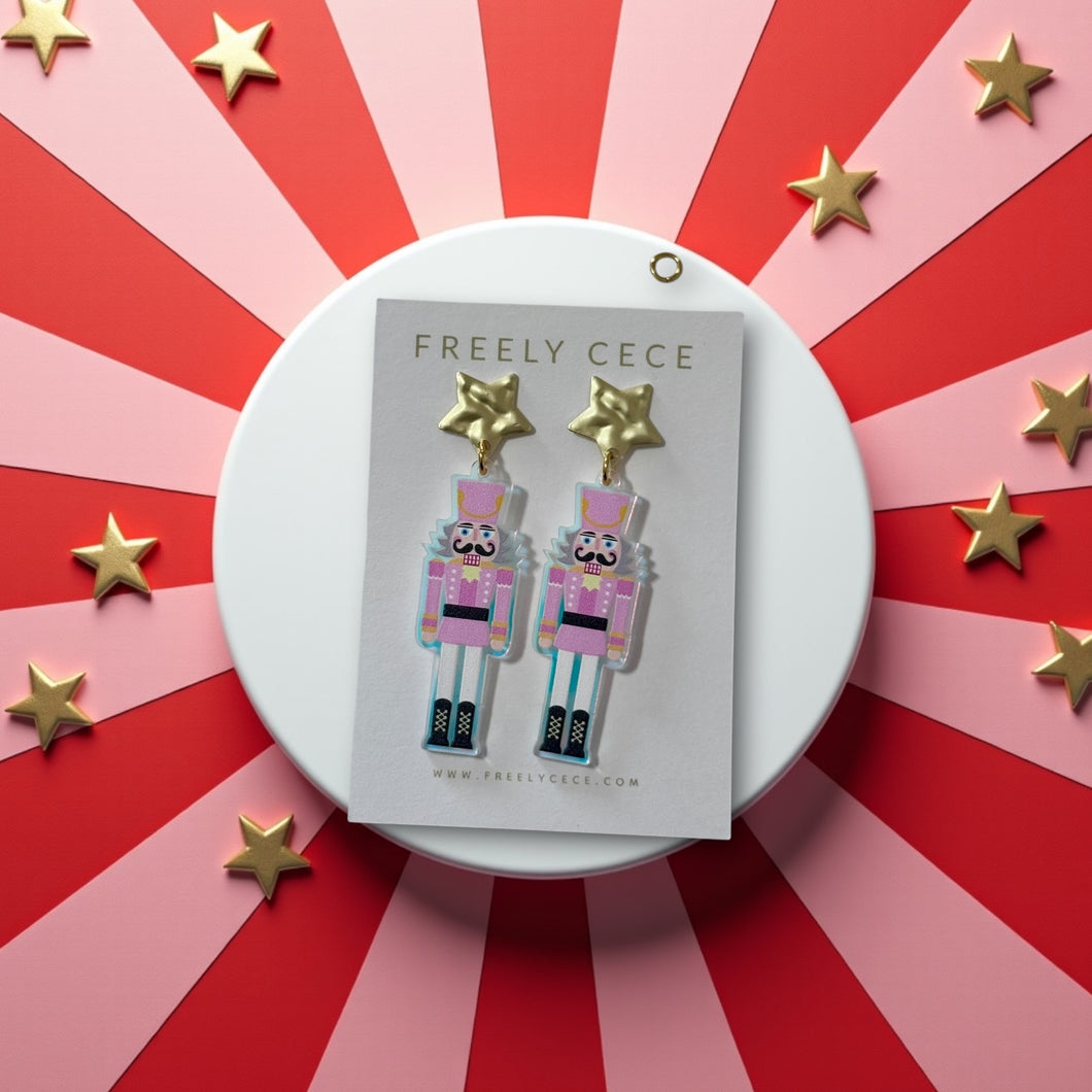 Colorful Nutcracker Earrings