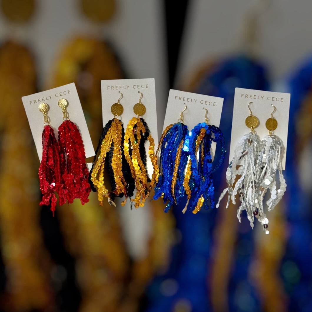 Plain Sequin Earrings