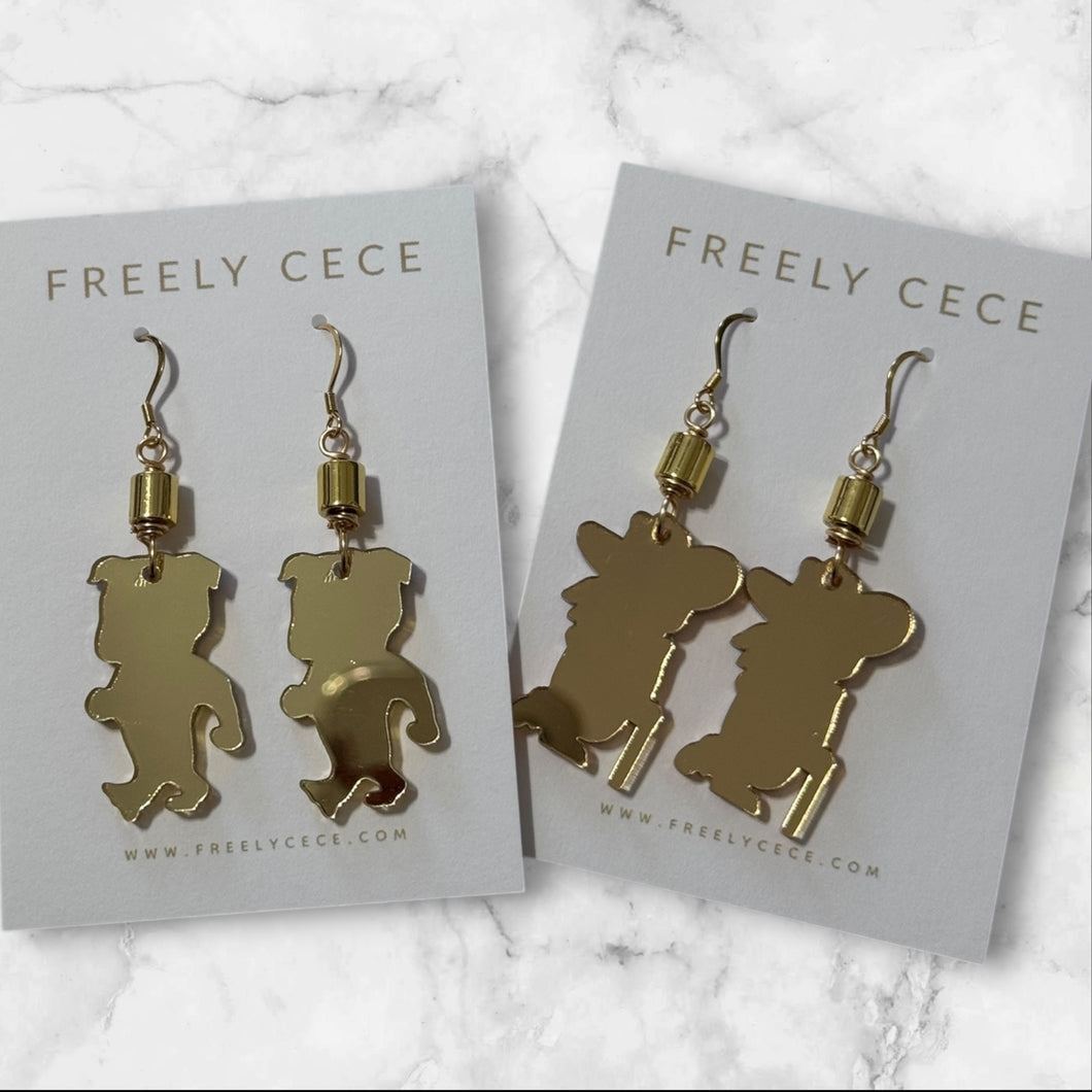 Gold Gameday Earrings