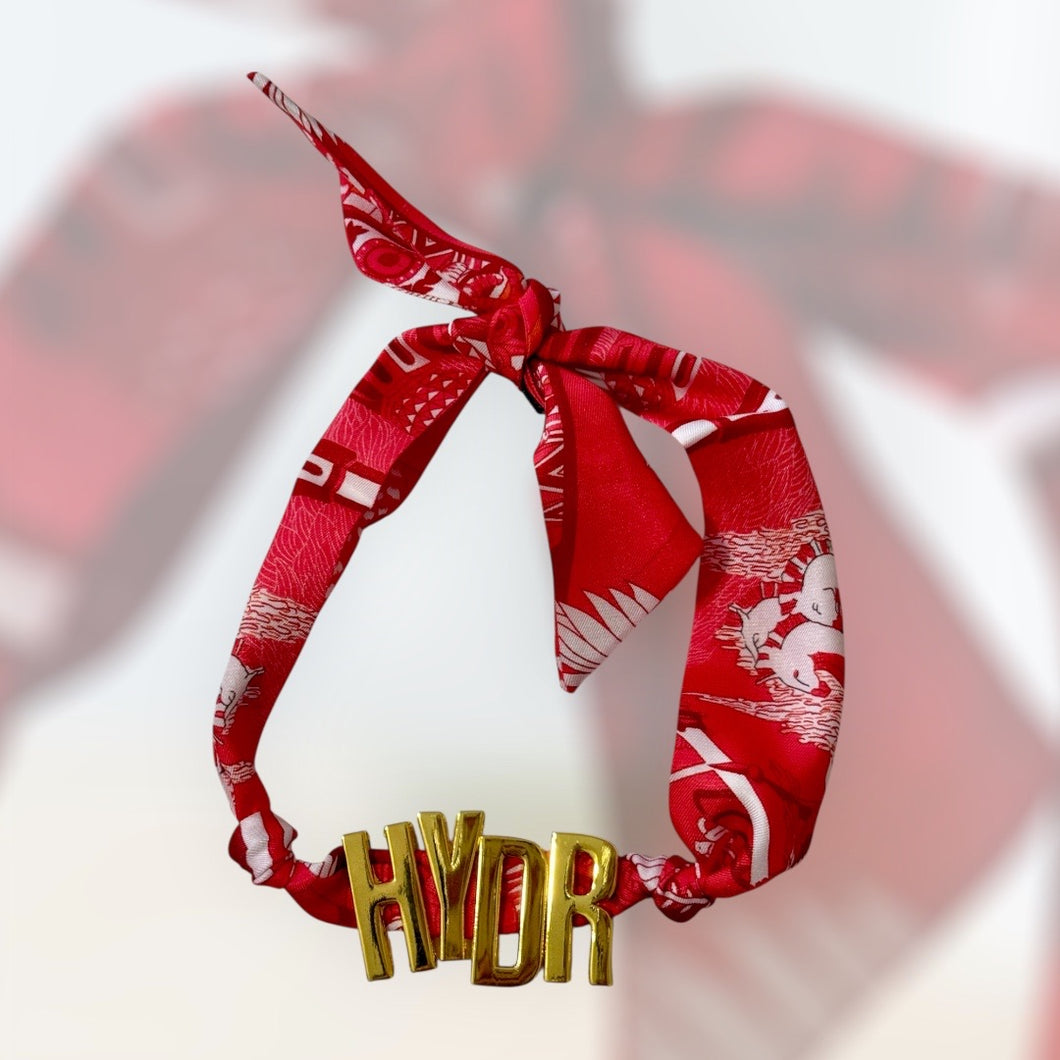 Large Letter Hell Yeah Scarf Necklace
