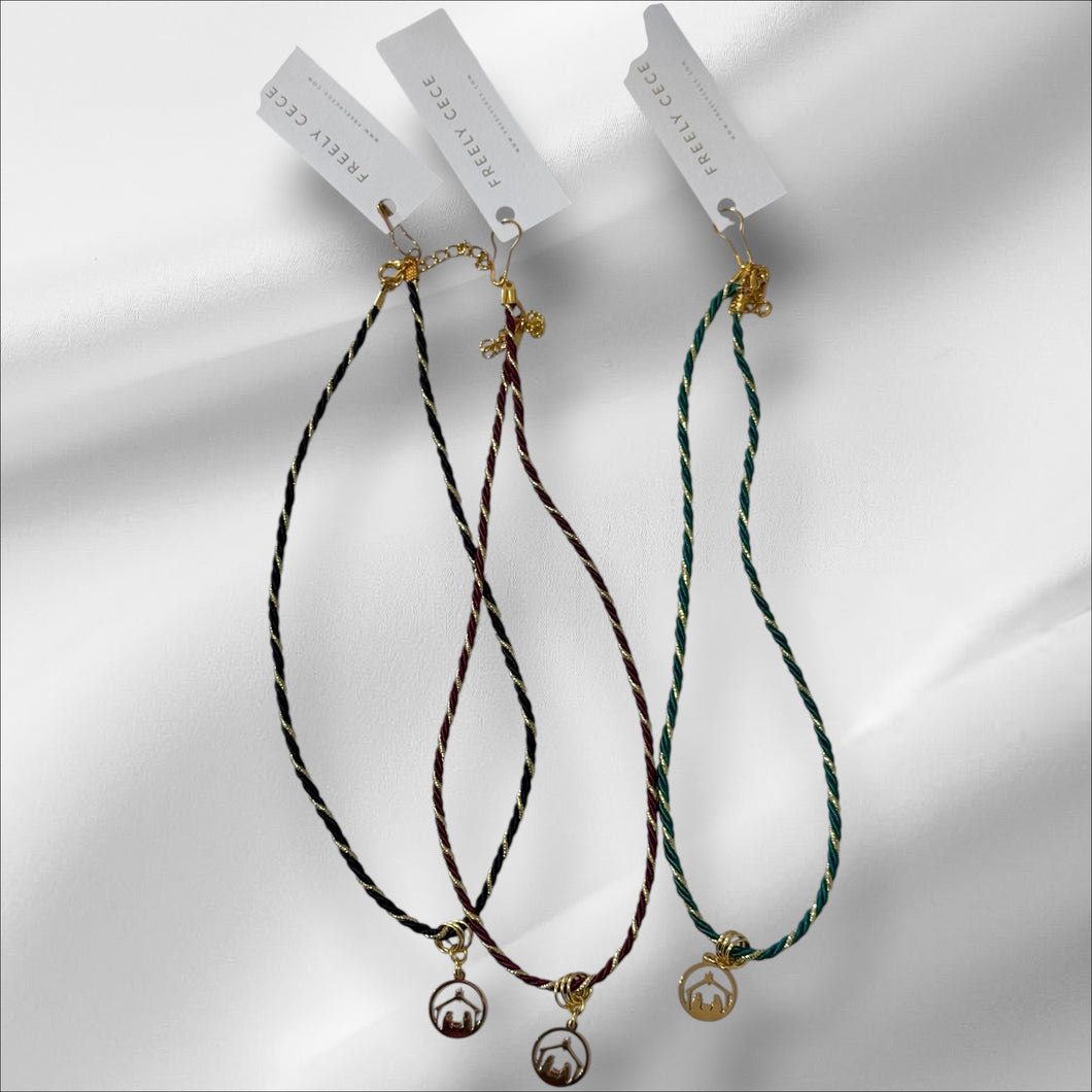 Nativity Cord Necklace