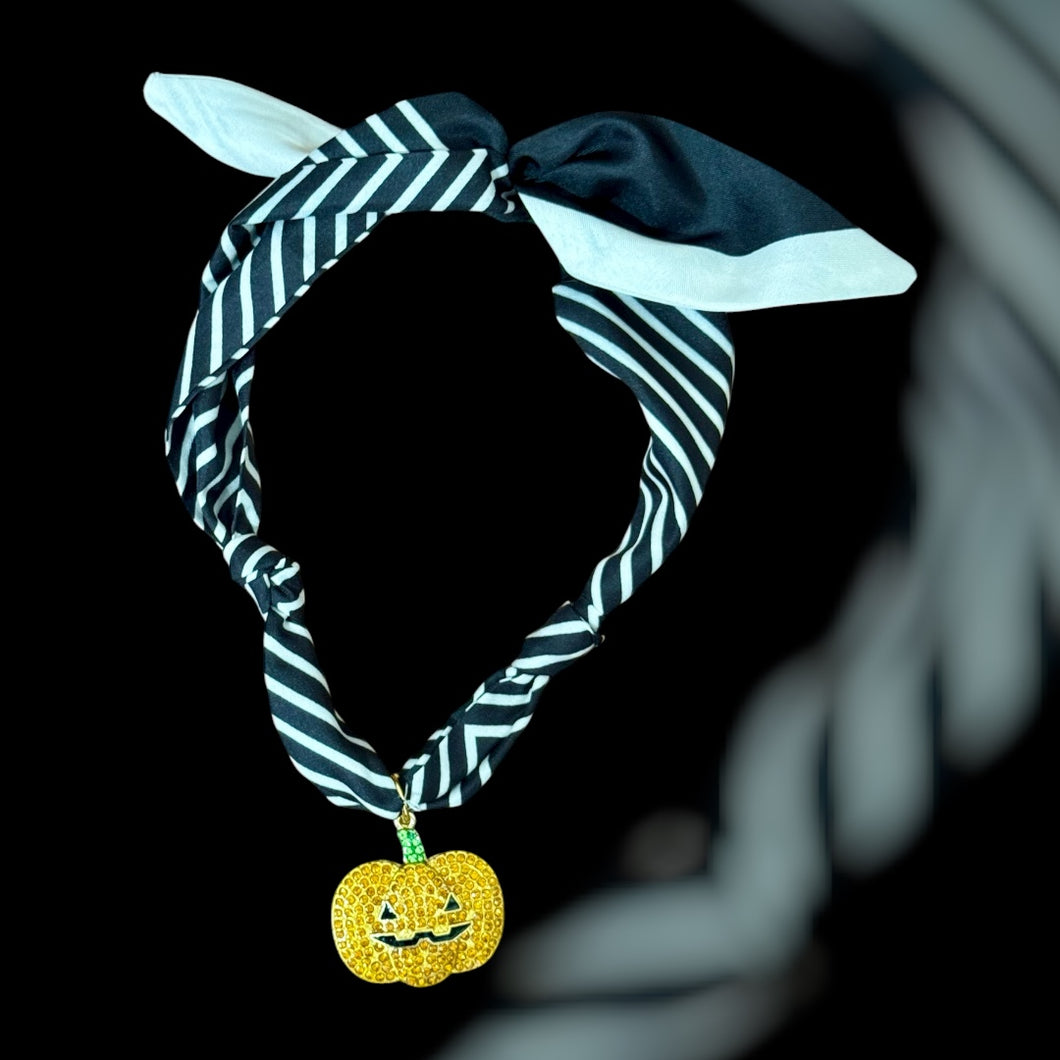Pumpkin Scarf Necklace