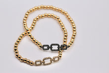 Load image into Gallery viewer, Chain Charm Beaded Bracelet

