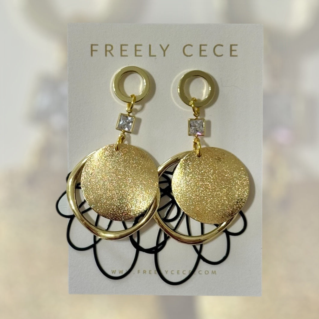 Black & Gold Dangle