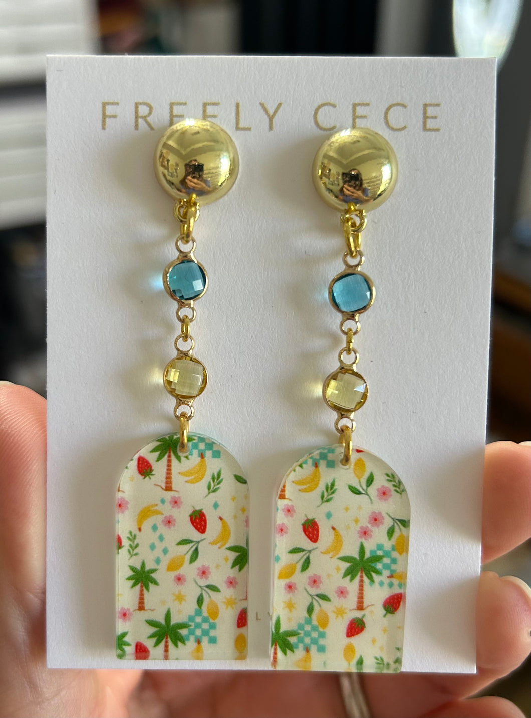 Beachy Fruit Earrings