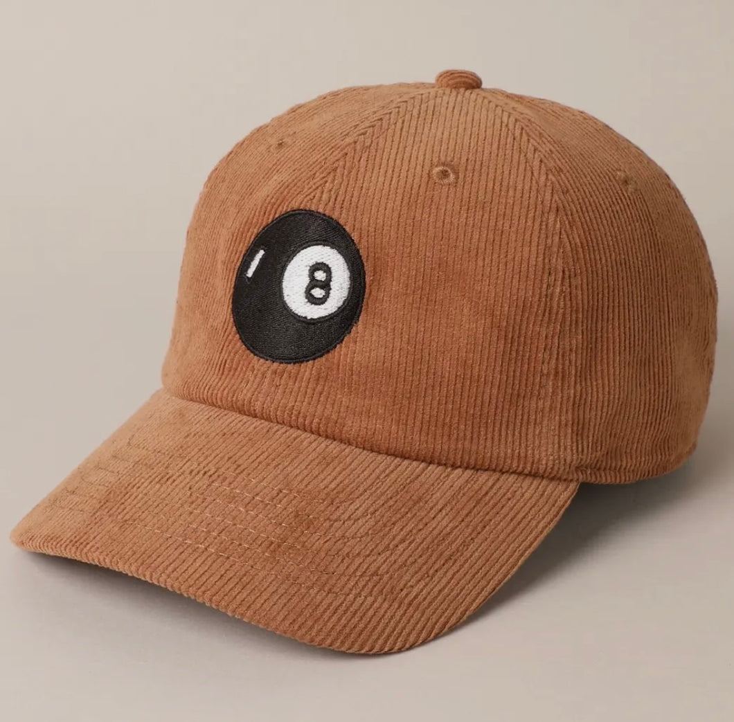 Corduroy 8 ball Hat
