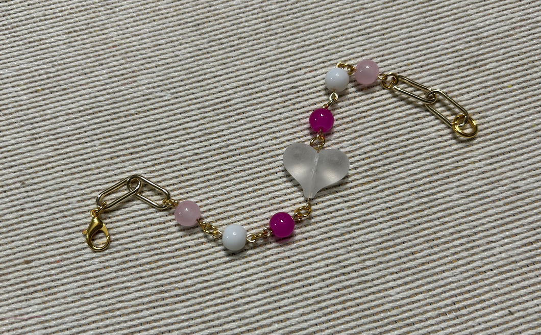 Beaded Heart Bracelet 1
