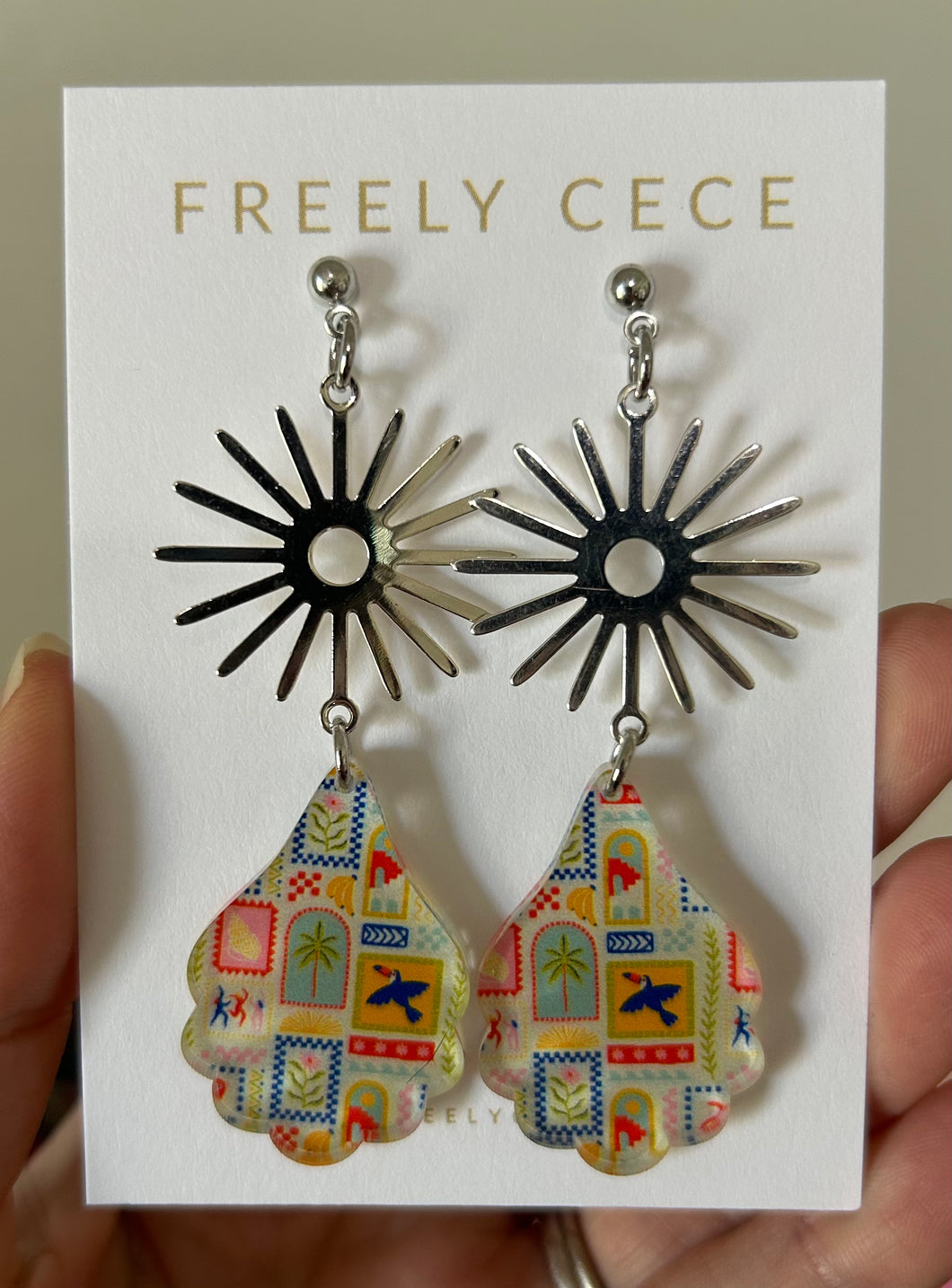 Silver Positano Earrings