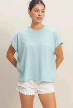 Load image into Gallery viewer, Logo Cap Sleeve Tee
