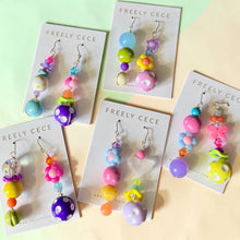 Load image into Gallery viewer, Mismatch Beaded Earrings
