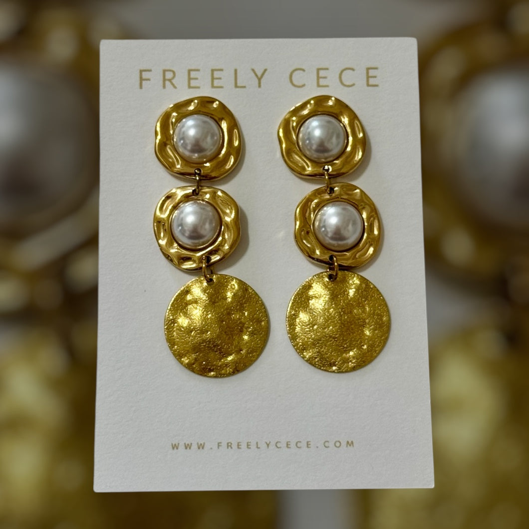 Trio Pearl Dangle