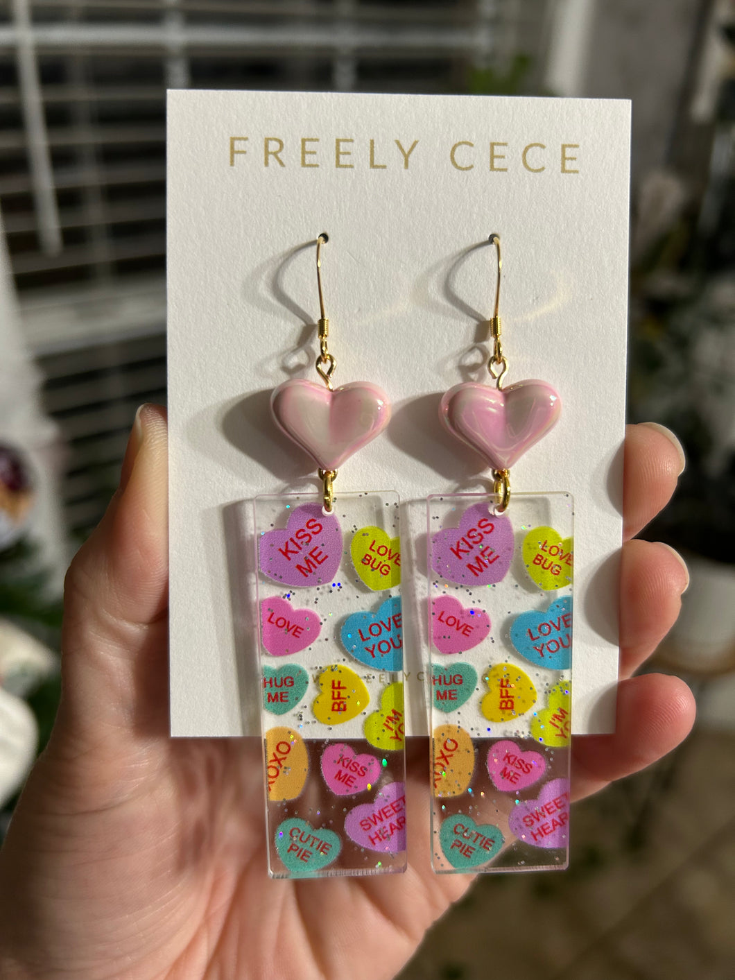 Conversation Heart Dangles