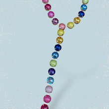 Load image into Gallery viewer, Multicolor Y Necklace
